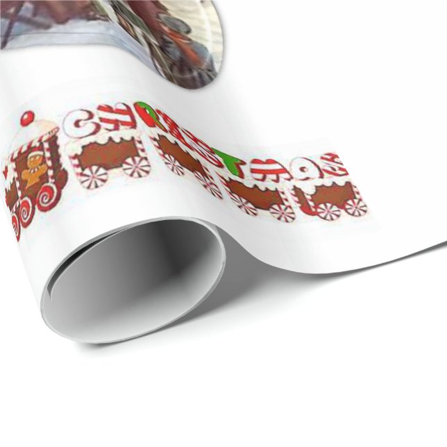 Weihnachten Geschenkpapier (Rolleneckpunkt)