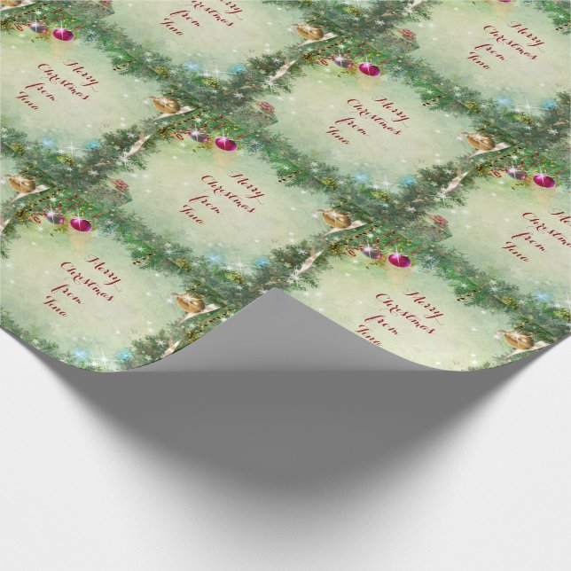 Weihnachten Geschenkpapier (Ecke)