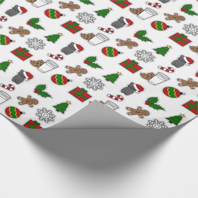 Weihnachten Geschenkpapier (Ecke)