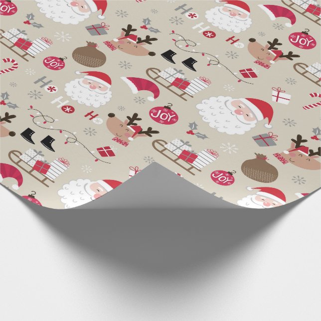 Weihnachten Geschenkpapier (Ecke)