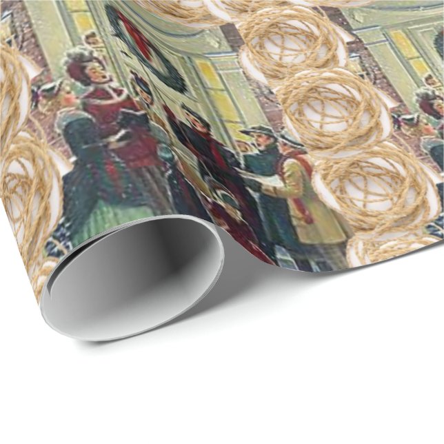 Weihnachten Geschenkpapier (Rolleneckpunkt)