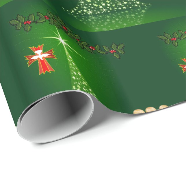 Weihnachten Geschenkpapier (Rolleneckpunkt)
