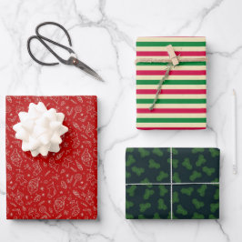 Weihnachten Geschenkpapier Set