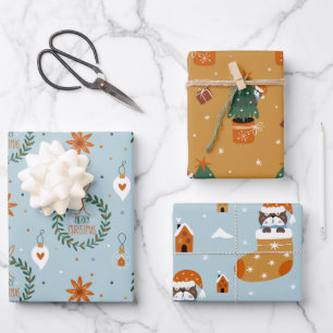 Weihnachten Geschenkpapier Set