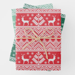 Weihnachten Geschenkpapier Set