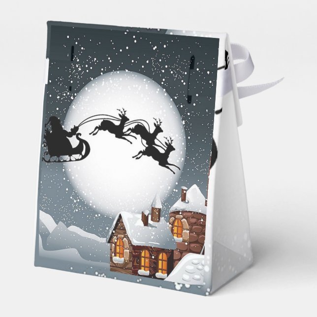 Weihnachten Geschenkschachtel (Rückseite)