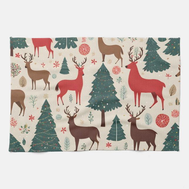 Weihnachten Geschirrtuch (Horizontal)