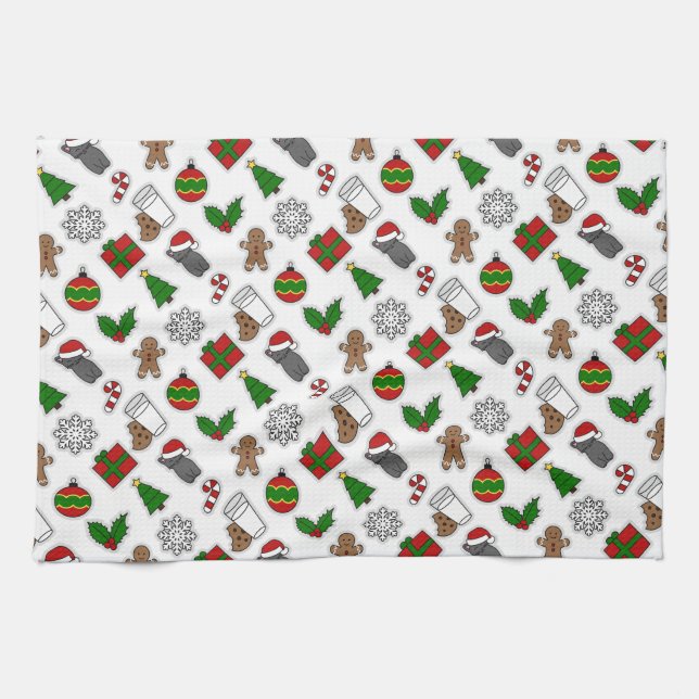Weihnachten Geschirrtuch (Horizontal)