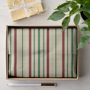 Weihnachten gestreift seidenpapier
