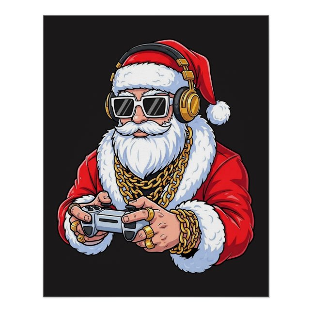 Weihnachten Glanzposter Poster (Vorderseite)