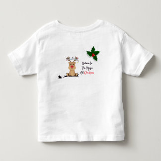 Weihnachten glaube an die Magie von Weihnachten Kleinkind T-shirt