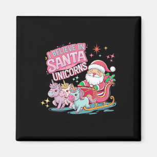 Weihnachten glaube ich an den Weihnachtsmann und E Magnet