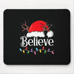 Weihnachten glauben, dass die Familie der Weihnach Mousepad