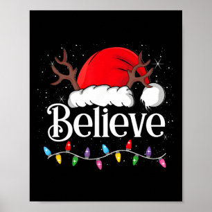 Weihnachten glauben, dass die Familie der Weihnach Poster