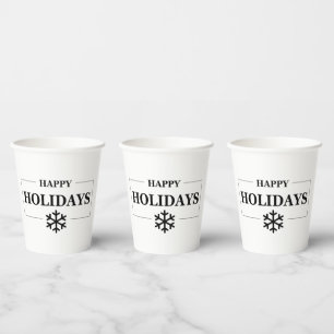 Weihnachten glücklichen Urlaub Custom Geschenk Mer Pappbecher