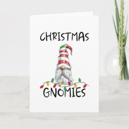Weihnachten Gnomen, Weihnachten mit meiner Gnomen- Karte