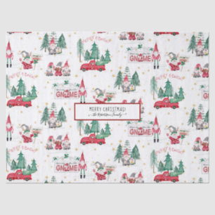 Weihnachten Gnomes fröhlich und hell Rotlastwald Seidenpapier