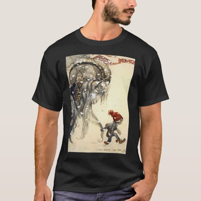 Weihnachten Goat - John Bauer T-Shirt (Vorderseite)