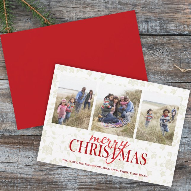 Weihnachten Gold Eleganter Blumenurlaub 3 Foto (Von Creator hochgeladen)