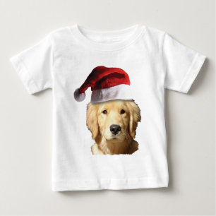 Weihnachten Golden Retriever Baby T-shirt