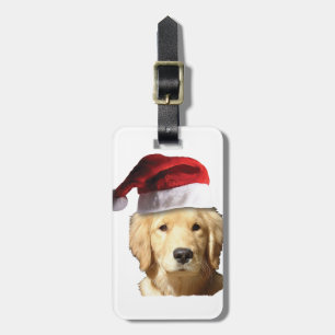 Weihnachten Golden Retriever Gepäckanhänger
