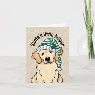 Weihnachten Golden Retriever Karte