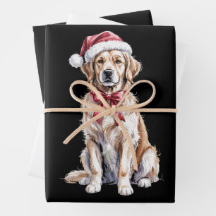 Weihnachten Golden Retriever Liebhaber Hund Mama Geschenkpapier Set