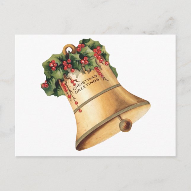 Weihnachten Goldene Glocken, Weihnachtsgrüße (Vorderseite)