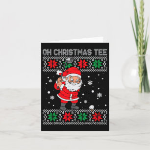 Weihnachten Golf spielen Weihnachten Weihnachten W Karte
