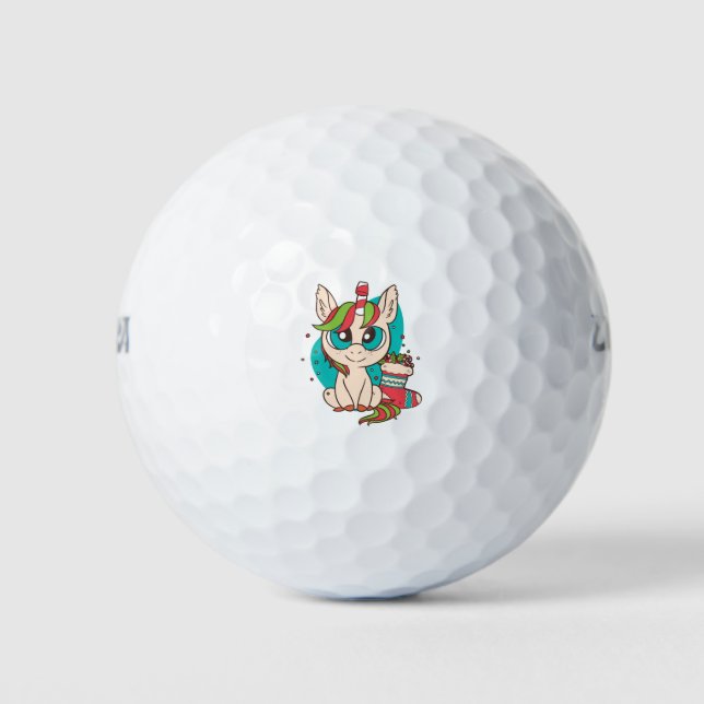 Weihnachten Golfball (Vorderseite)