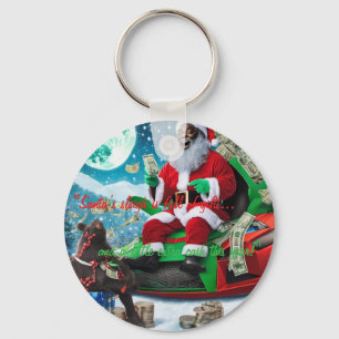 Weihnachten got noch reicher!" schlüsselanhänger