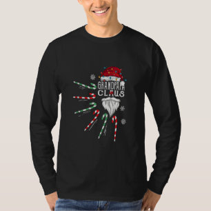 Weihnachten Grandpapa Claus Grandpapa Beard Candy  T-Shirt