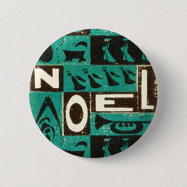 Weihnachten Green Button (Vorderseite)