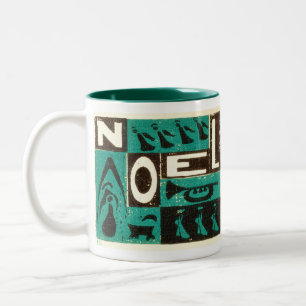 Weihnachten Green Zweifarbige Tasse