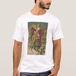 Weihnachten GreetingSanta, das mit Kindern geht T-Shirt