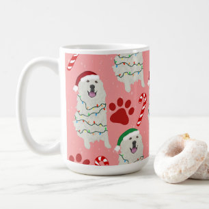 Weihnachten Große Pyrenäen Kaffeetasse