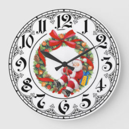 Weihnachten Große Wanduhr