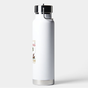 Weihnachten Großer Fisch Bass Santa Boot Angeln Trinkflasche