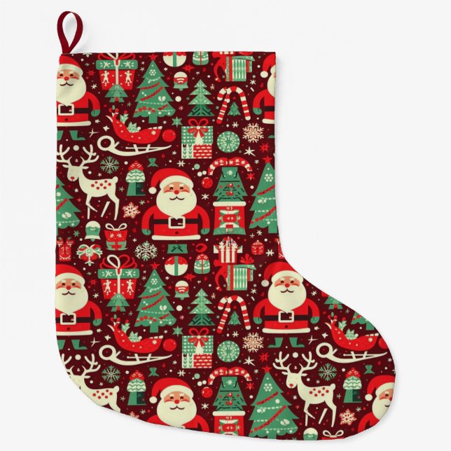 Weihnachten Großer Weihnachtsstrumpf (Vorderseite)