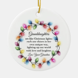 Weihnachten, Großtochter 2025 Keramik Ornament