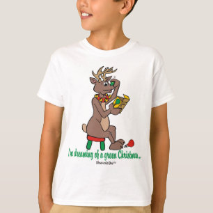 Weihnachten: Grün roch Ren T-Shirt