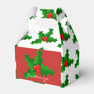 Weihnachten Grün und Rot heilige Thunder_Cove Geschenkschachtel
