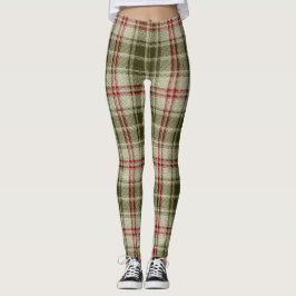 Weihnachten Grün und Rot Leggings