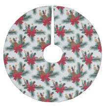 Weihnachten Grüne Garland Red Rows Gold Akzent Grü