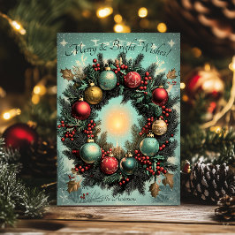 Weihnachten Gruß Kleider Ornamente Einladung