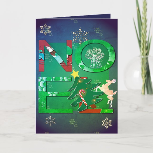 Weihnachten Grußkarte + Foto Karte (Vorderseite)