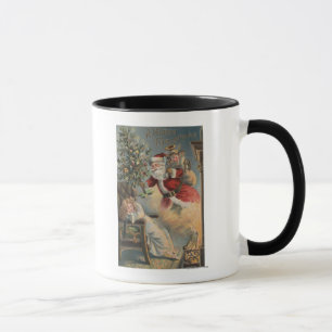 Weihnachten GrußWeihnachten mit Baum und Geschenke Tasse