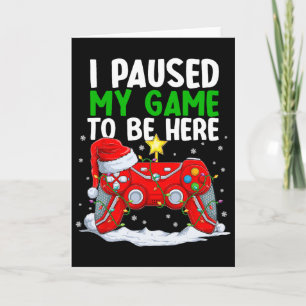 Weihnachten habe ich mein Spiel unterbrochen, um h Karte