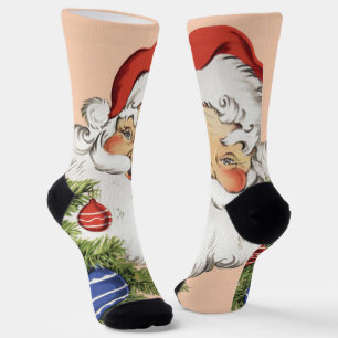 Weihnachten Hallo! Jolly Santa Claus Socken