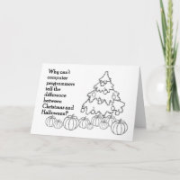 Weihnachten / Hallowmas card
